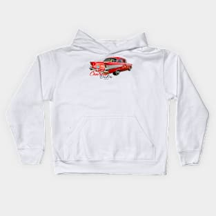 1957 Chevrolet Bel Air Coupe Kids Hoodie